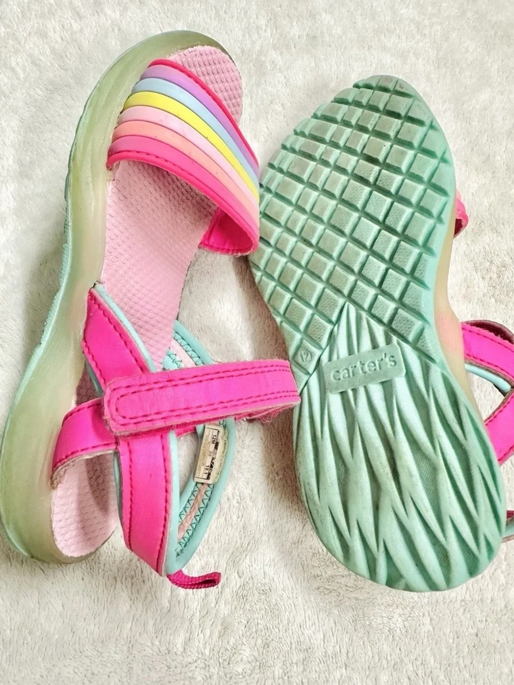 Big lot Girls Shoes,Sandals Size US 11/12 CROCS,Pixie Bloom Excellent Condition